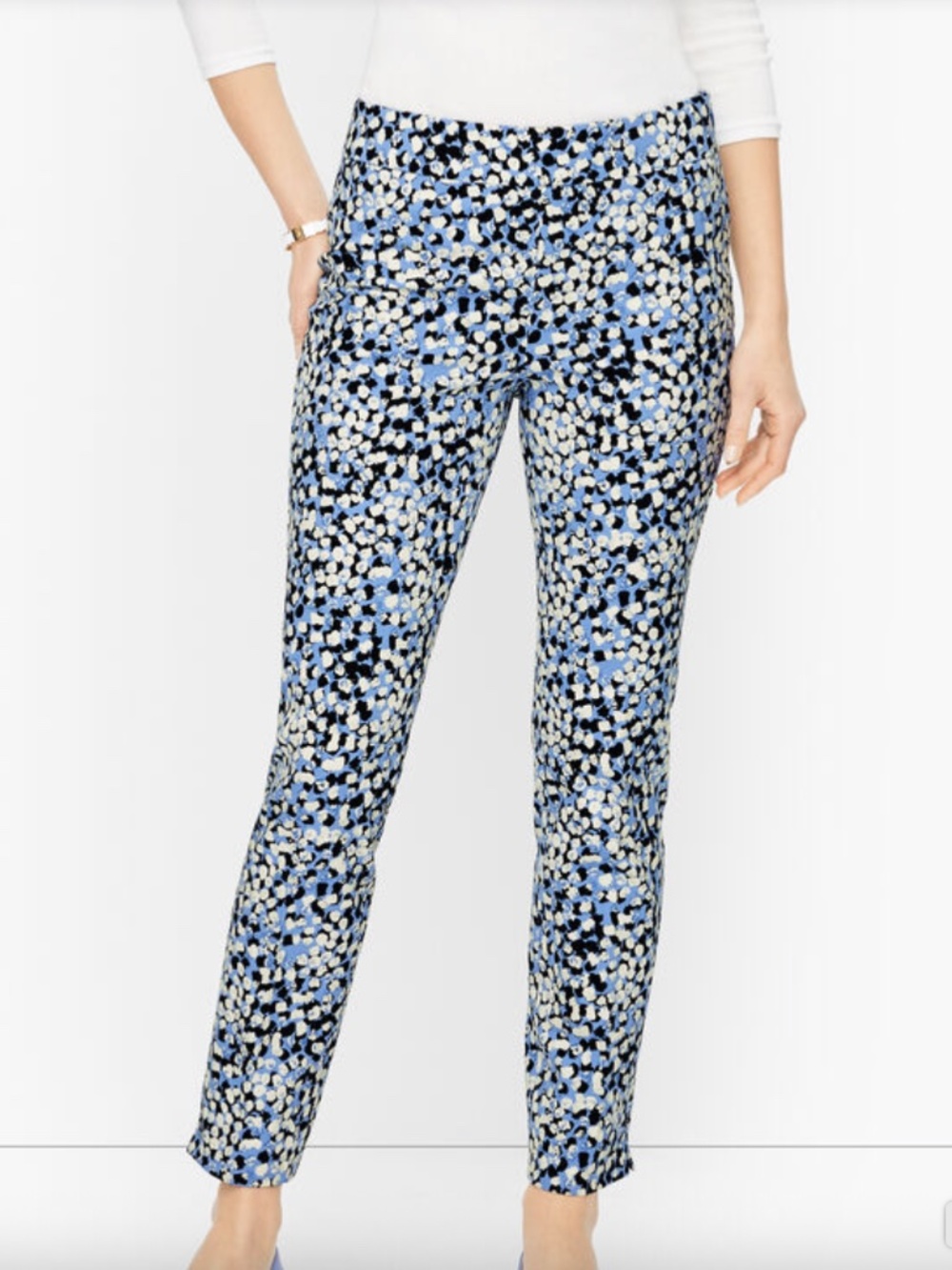 Talbots Patterned Chatham Ankle Pant